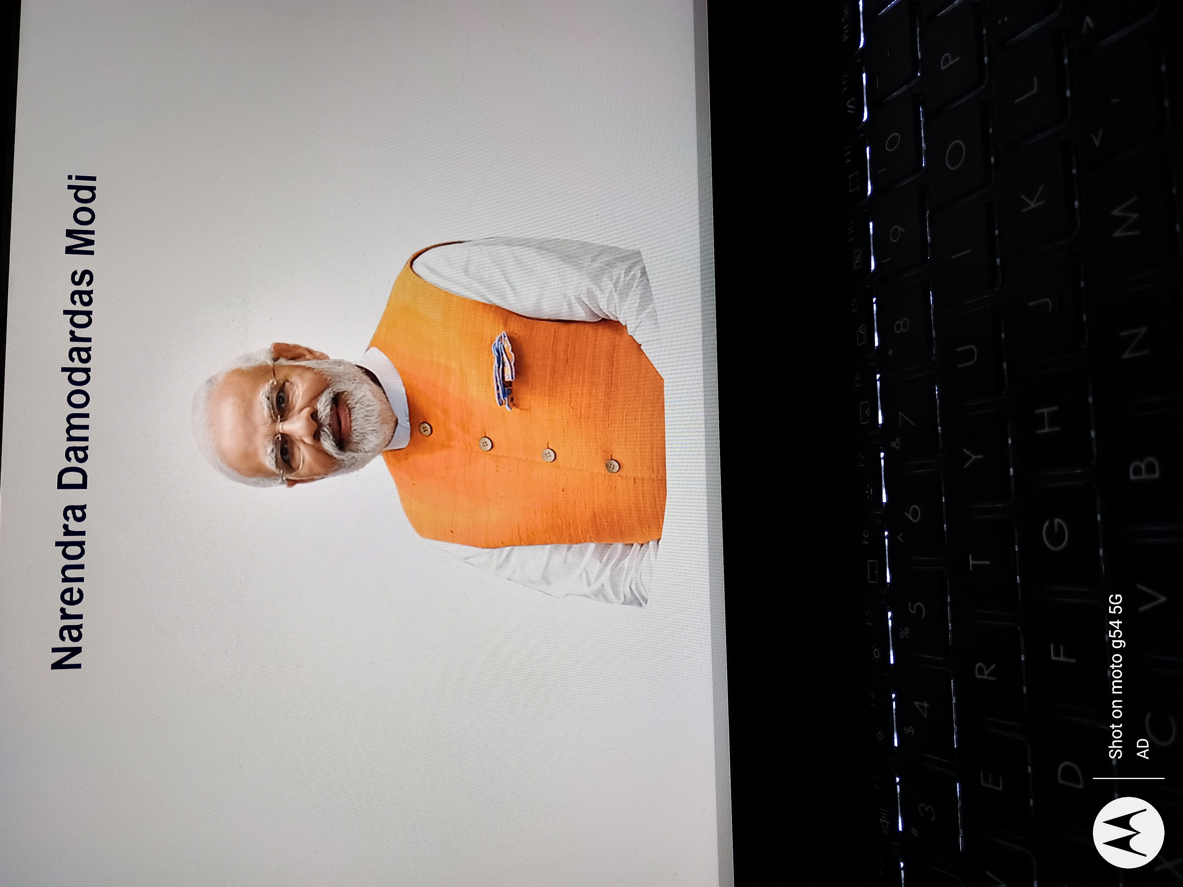 Modi Tribute page pic